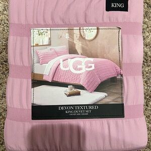 UGG Devon Textured Verbena Duvet Cover Set